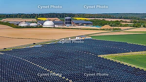 Biomass farmer Bad Rappenau. The company from Kraichgau has been providing district heating for municipalities in the area since 2005. Sustainable energy generation through biogas, wood energy and compost. Open-space photovoltaic system, solar park. Bad R [IBR124629480]