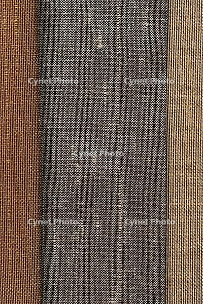 Closeup detail of brown fabric texture background [IBR124676056]