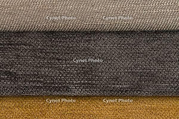 Closeup detail of brown fabric texture background [IBR124676057]