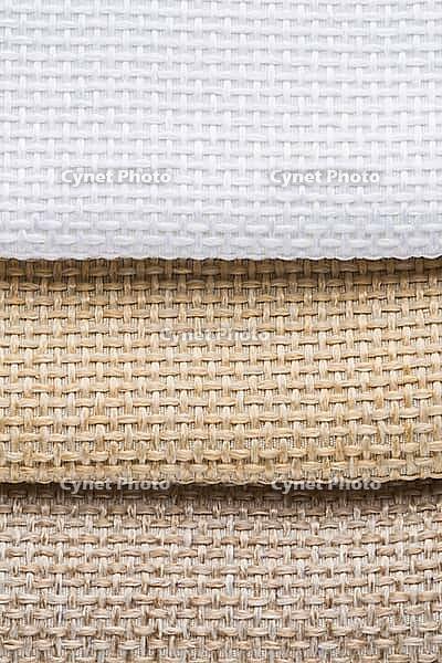 Closeup detail of brown fabric texture background [IBR124676100]