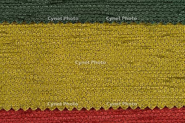 Closeup detail of green fabric texture background [IBR124676121]