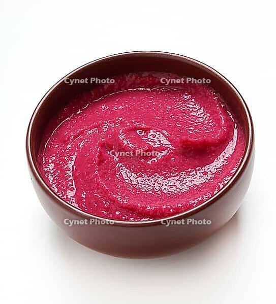 Food. Hummus out of beetroot [IBR124724843]
