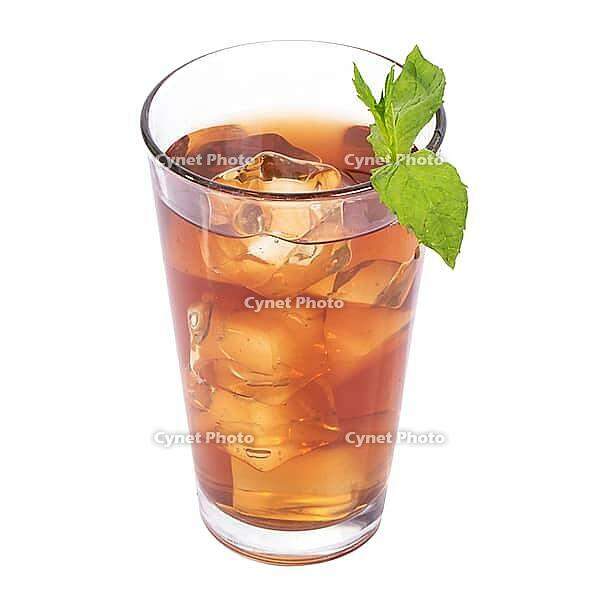 Glass of tea on a white background [IBR124724846]