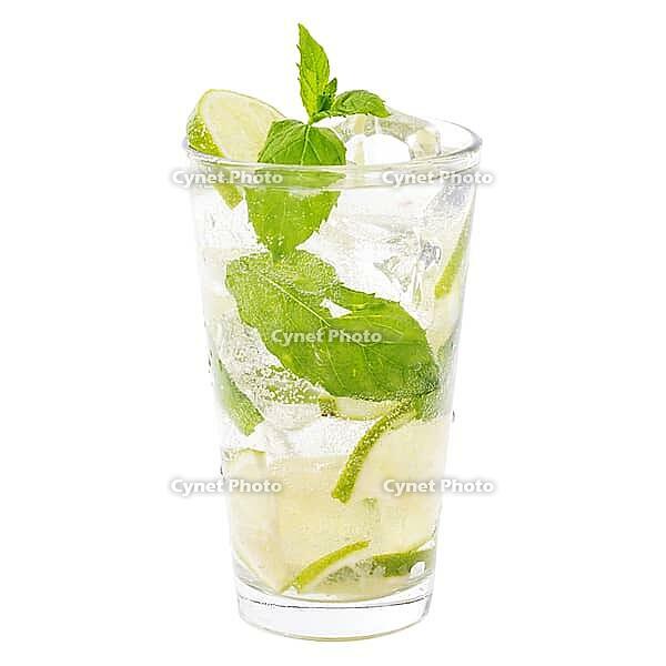 Mojito cocktail on a white background [IBR124724872]