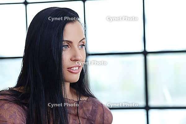 Cute woman with beautiful smile [IBR124724892]