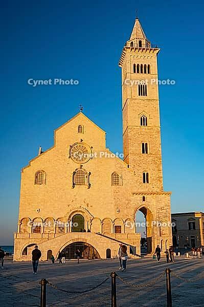 Trani Cathedral, Puglia, Italy, golden hour [IBR124748860]