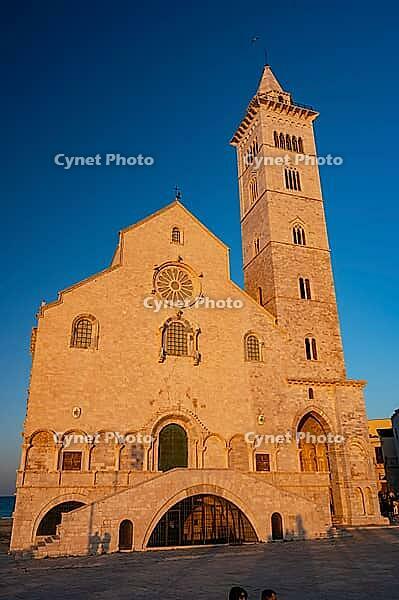 Trani Cathedral, Puglia, Italy, golden hour [IBR124748861]