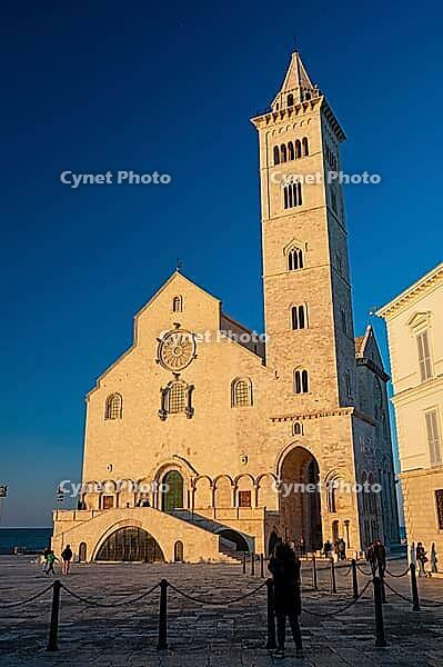 Trani Cathedral, Puglia, Italy, golden hour [IBR124748865]
