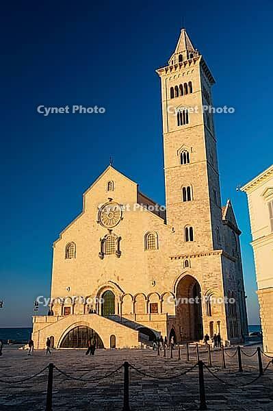 Trani Cathedral, Puglia, Italy, golden hour [IBR124748866]