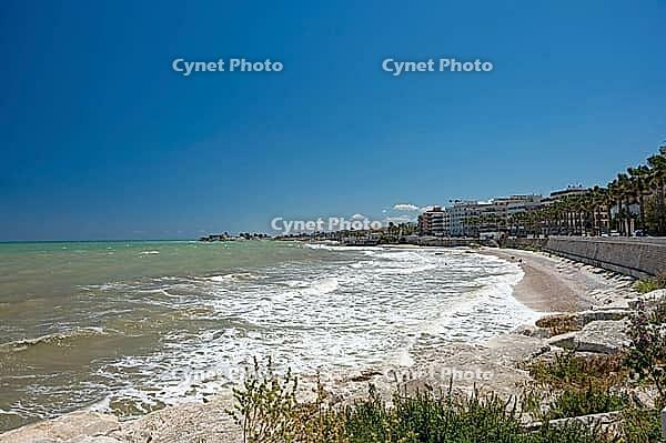 Adriatic coast in Trani, Puglia, Italy [IBR124748871]