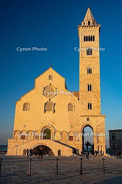 Trani Cathedral, Puglia, Italy, golden hour [IBR124748873]