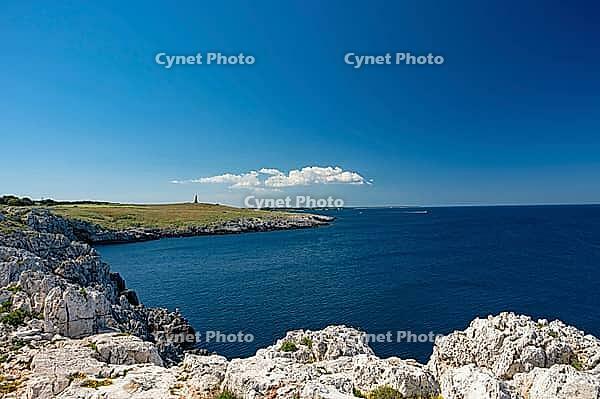 Coastal landscape in Apulia south of Otranto, Italy [IBR124748893]