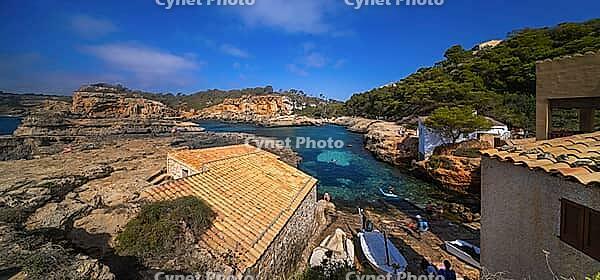 Cala S'Almunia, Santanyí, Mediterranean Sea, Mallorca, Islas Baleares, Spain [IBR124794800]