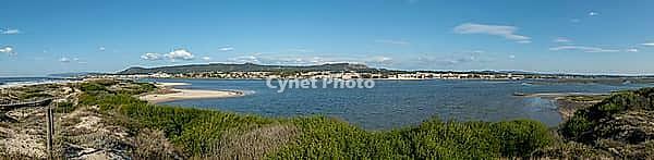 View of the estuary of Cavado river, Esposende - Portugal [IBR124817883]