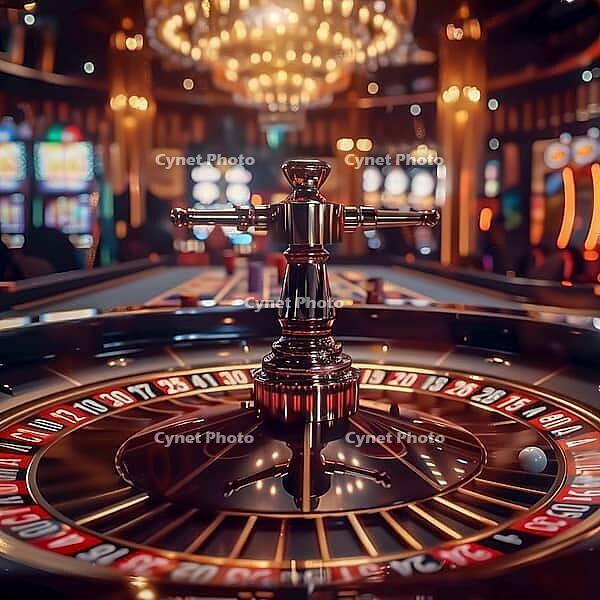 Roulette in a casino, gambling, generative AI, AI generated [IBR124891376]