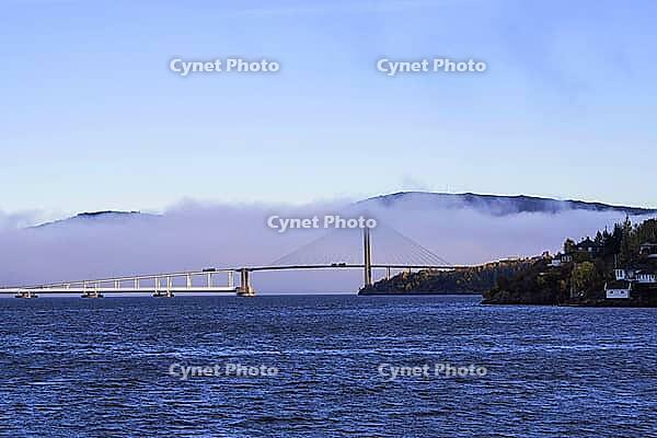 Norway Bergen, Nordhordland Bridge at Mostraumenfjord [IBR124897429]