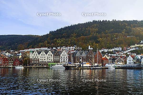 Norway Bergen, Bryggen Pier [IBR124897439]