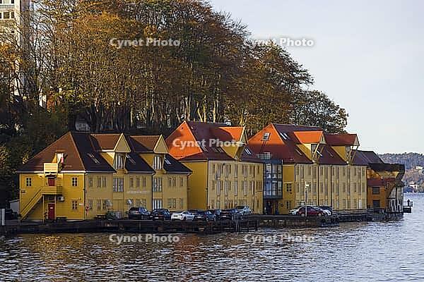 Norway Bergen, port city [IBR124897442]