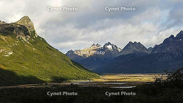 Argentina? Ushuaia, Carbajal Valley viewpoint in Tierra del Fuego [IBR124897454]