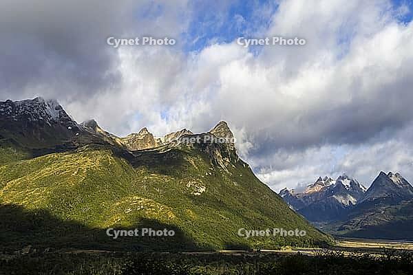Argentina? Ushuaia, Carbajal Valley viewpoint in Tierra del Fuego [IBR124897455]
