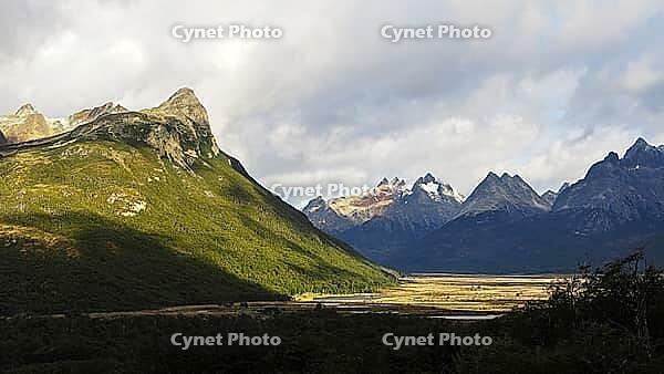 Argentina? Ushuaia, Carbajal Valley viewpoint in Tierra del Fuego [IBR124897457]