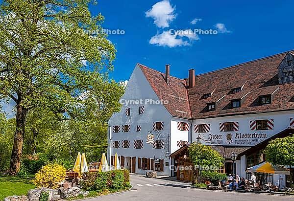 Brauereiwirtschaft, Irsee Abbey, Allgäu, Bavaria, Germany [IBR124898982]