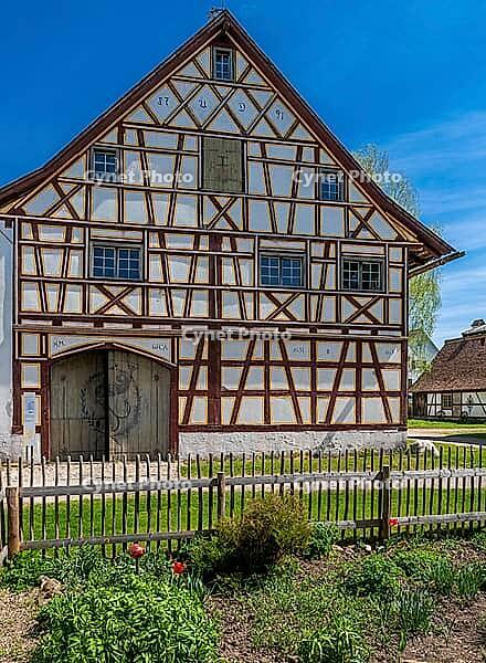 Schwäbisches Bauernhofmuseum Illerbeuren, Upper Swabia, Allgäu, Bavaria, Germany [IBR124898993]