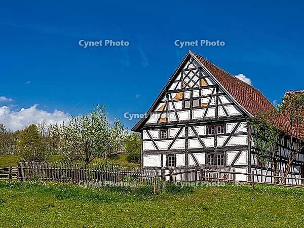 Schwäbisches Bauernhofmuseum Illerbeuren, Upper Swabia, Allgäu, Bavaria, Germany [IBR124899000]