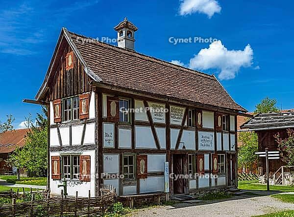 Schwäbisches Bauernhofmuseum Illerbeuren, Upper Swabia, Allgäu, Bavaria, Germany [IBR124899001]