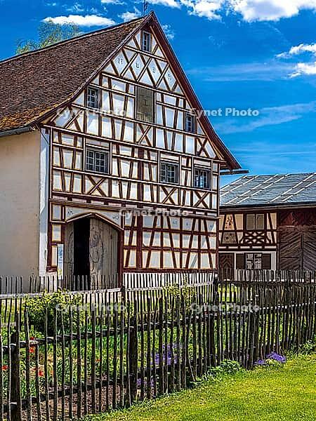 Schwäbisches Bauernhofmuseum Illerbeuren, Upper Swabia, Allgäu, Bavaria, Germany [IBR124899011]