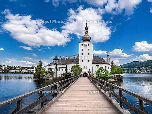 Schloss Orth im Lake Traun, Gmunden, Salzkammergut, Upper Austria, Austria [IBR124899013]