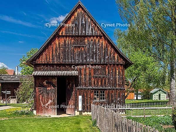 Schwäbisches Bauernhofmuseum Illerbeuren, Upper Swabia, Allgäu, Bavaria, Germany [IBR124899021]