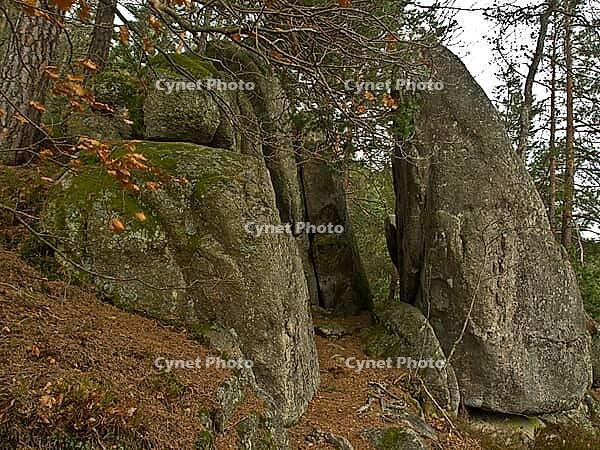 Igellochfelsen, Hornberg, Black Forest, Baden-Württemberg, Germany [IBR124899513]