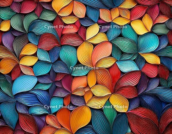 Abstract colorful background. with colorful elements, AI generated [IBR124899893]