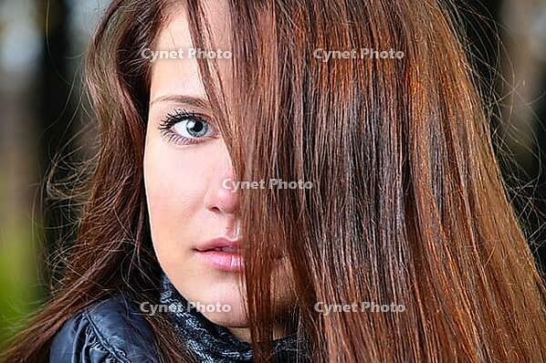 Close up portrait of a beautiful young woman [IBR124906340]