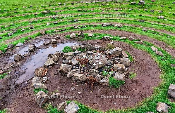 View of a fairytale hilly landscape surrounded by myths and legends about fairies taken on the Isle of Skye in summer 2018 [IBR124915229]