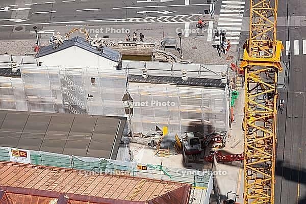 Construction site for the renovation of a building in the city center, Salzburg, Salzburger Land, Austria [IBR124920229]