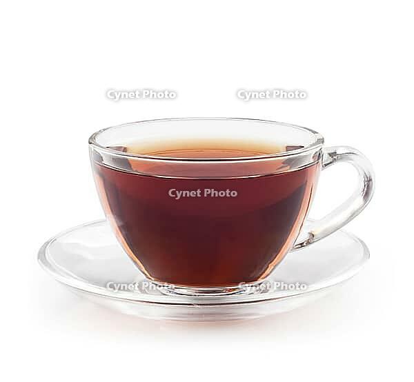Tea in cup isolated on white background [IBR124991099]