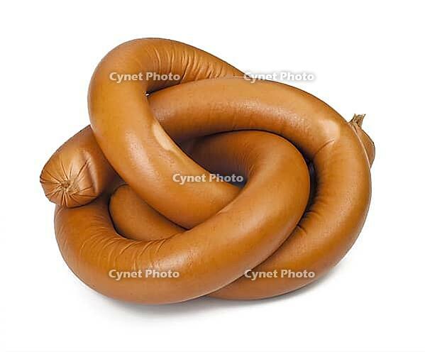 Sausage on a white background [IBR124991171]