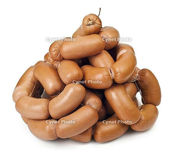 Sausage on a white background [IBR124991176]