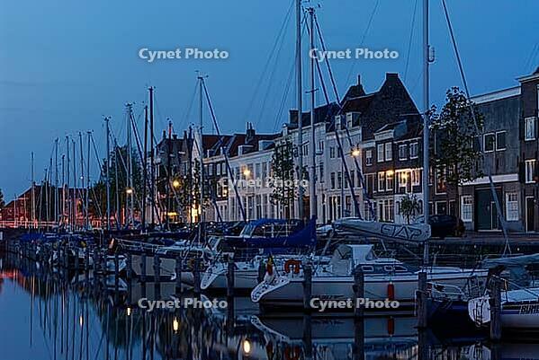 Middelburg marina in the evening, Middelburg, Netherlands [IBR125007668]