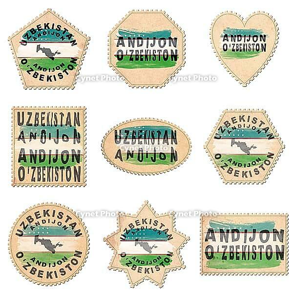 Uzbekistan Andijon Postage Stamp Collection [IBR125012235]