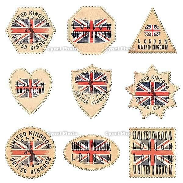 United Kingdom London Postage Stamp Collection [IBR125012245]
