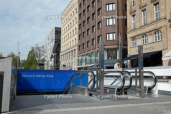 Departure to Heinrich-Heine-Allee subway stop, Düsseldorf, North Rhine-Westphalia, Germany [IBR125012321]