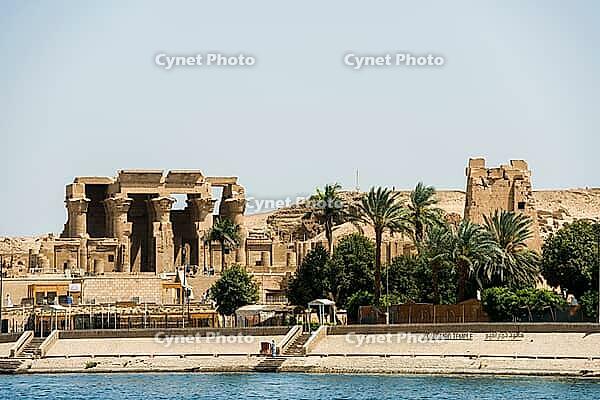Temple complex on the Nile, Kom Ombo temple, Upper Egypt, Egypt [IBR125026153]