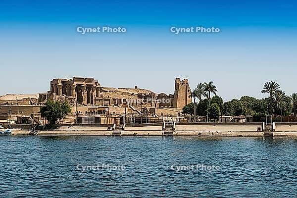 Temple complex on the Nile, Kom Ombo temple, Upper Egypt, Egypt [IBR125026174]