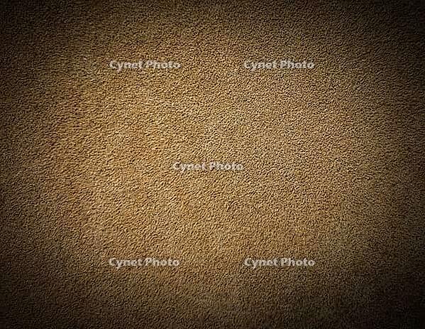 Abstract grunge yellow-brown gradient wall with copy space. rough texture with distressed effect. weathered vignette background [IBR125026216]