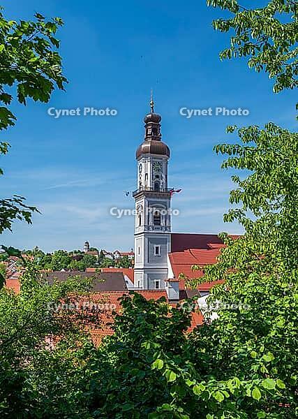 St. Georg Church in Freising, Bavaria, Germany [IBR125030522]