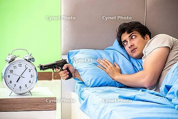 Man having trouble with his sleep [IBR125075743]