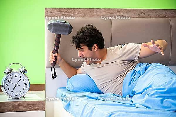 Man having trouble with his sleep [IBR125075772]